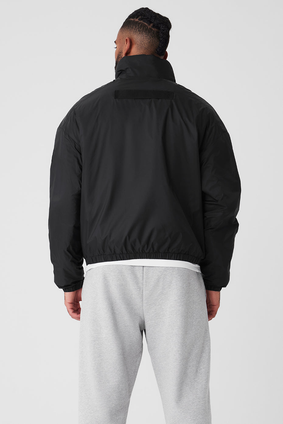 Alo Yoga Transcend Pullover Black アローヨガ Latitude Light Weight 1/2 Zip Pullover Jacket - Black – Alo