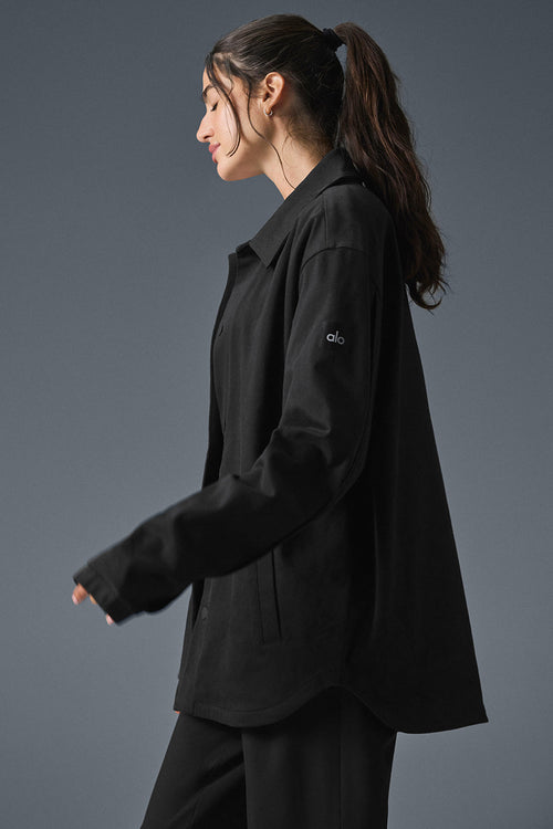 Edition Sueded Jacket - Black