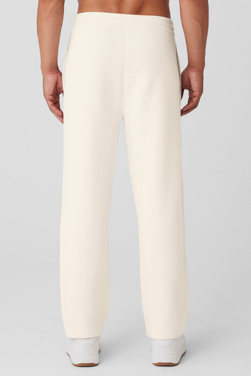 Scholar Straight Leg Sweatpant - Ivory