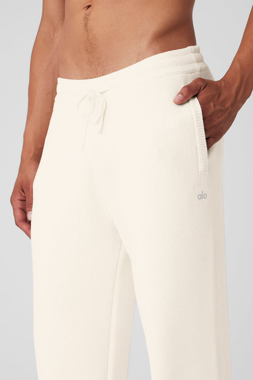 Scholar Straight Leg Sweatpant - Ivory