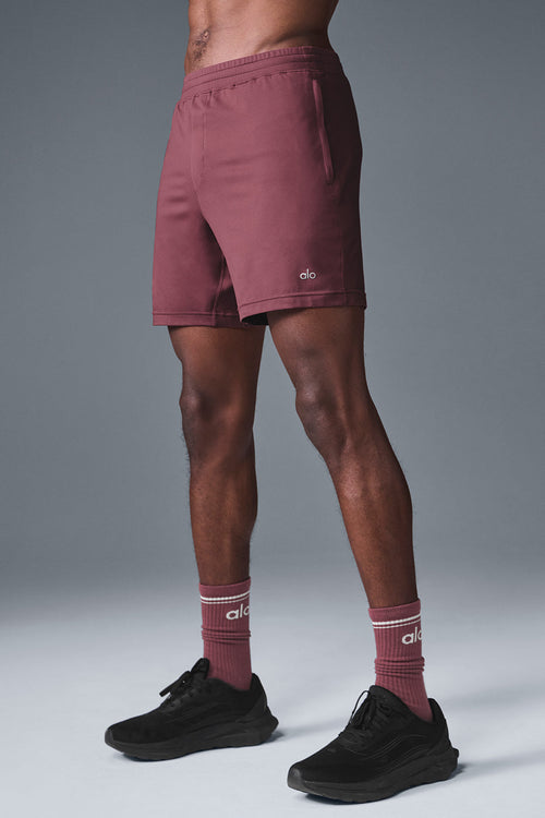 7" Conquer React Performance Short - Burgundy Truffle