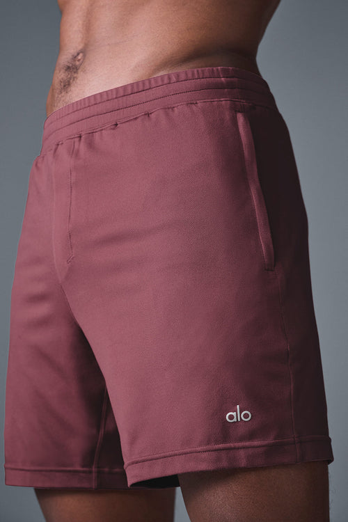 7" Conquer React Performance Short - Burgundy Truffle