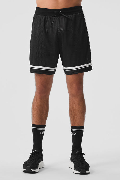 7" Key Mesh Basketball Short - Black