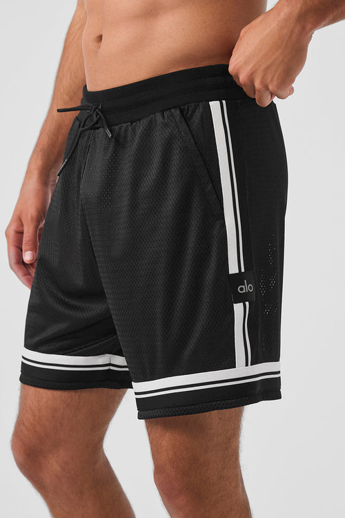 7" Key Mesh Basketball Short - Black