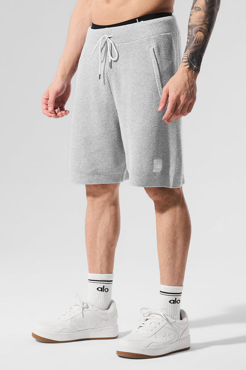 7" Sports Club Sweater Knit Short - Athletic Heather Grey