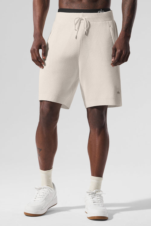7" Sports Club Sweater Knit Short - Ivory
