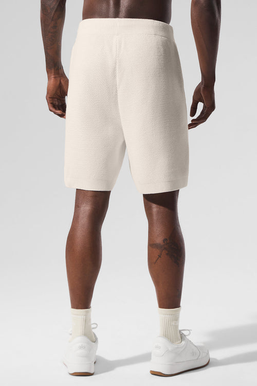 7" Sports Club Sweater Knit Short - Ivory