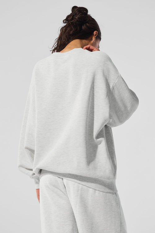 Accolade Crew Neck Pullover - White Heather