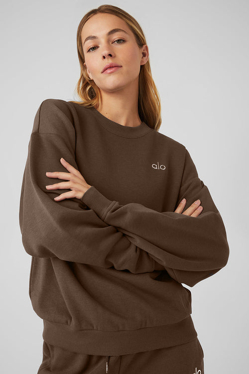 Accolade Crew Neck Pullover - Espresso