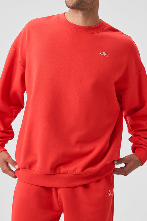 Accolade Crew Neck Pullover - Red Hot Summer