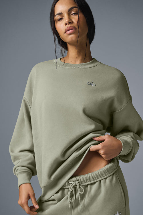 Accolade Crew Neck Pullover - Limestone