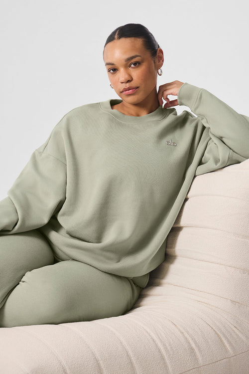 Accolade Crew Neck Pullover - Limestone