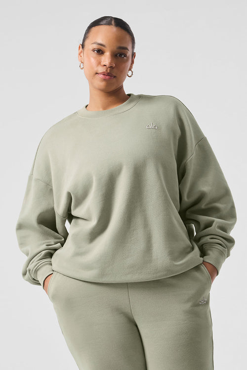 Accolade Crew Neck Pullover - Limestone