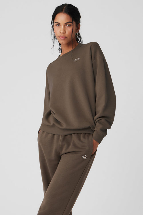 Accolade Crew Neck Pullover - Olive Tree