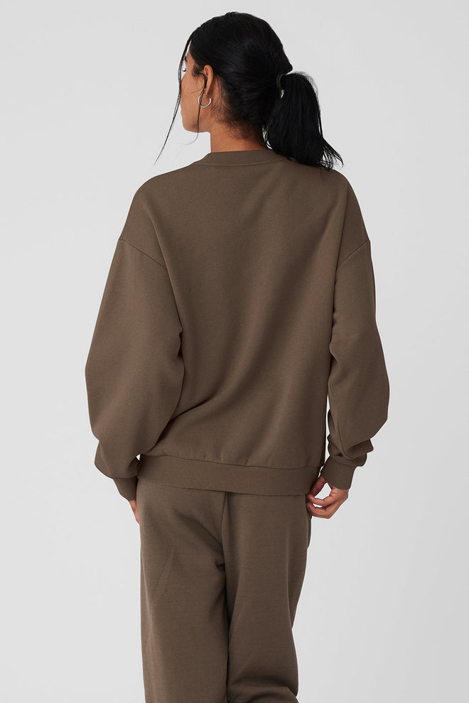 Accolade Crew Neck Pullover - Olive Tree