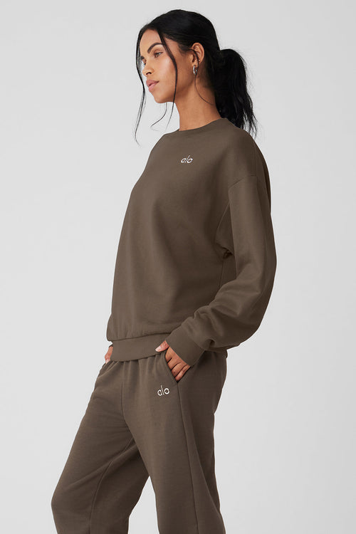 Accolade Crew Neck Pullover - Olive Tree