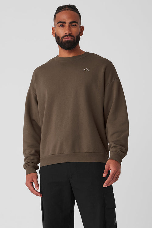 Accolade Crew Neck Pullover - Olive Tree