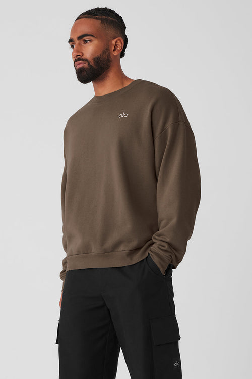 Accolade Crew Neck Pullover - Olive Tree