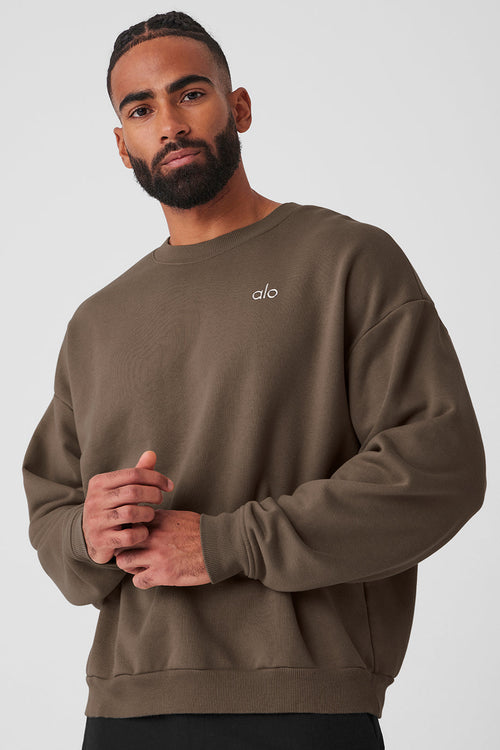 Accolade Crew Neck Pullover - Olive Tree