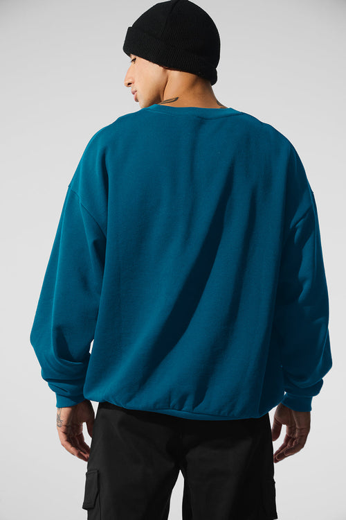 Accolade Crew Neck Pullover - Eclipse Blue