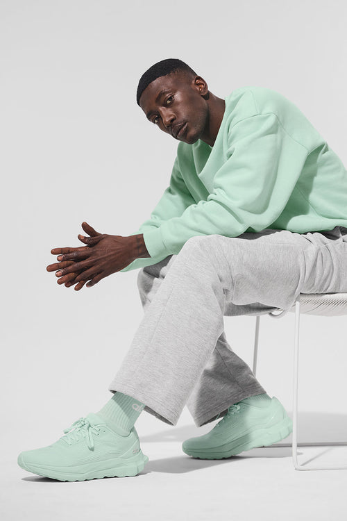 Accolade Crew Neck Pullover - Spearmint