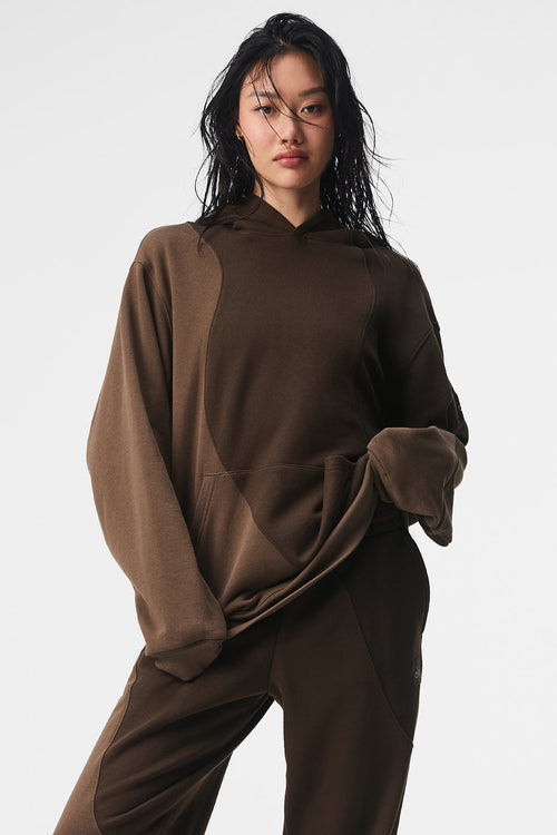 Make Waves Hoodie - Espresso Tonal