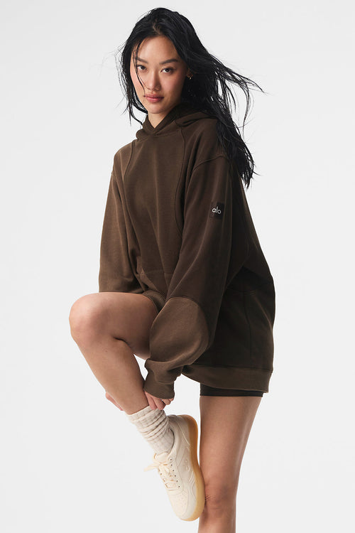 Make Waves Hoodie - Espresso Tonal