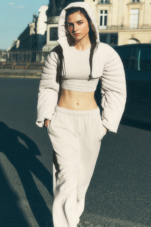 Accolade Straight Leg Sweatpant - Bone