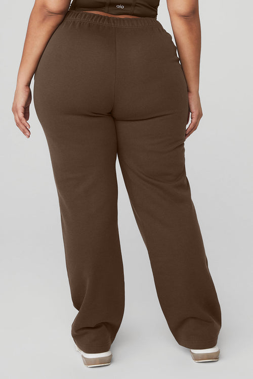 Accolade Straight Leg Sweatpant - Espresso