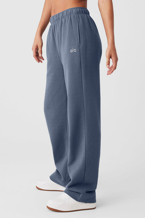 Accolade Straight Leg Sweatpant - Bluestone