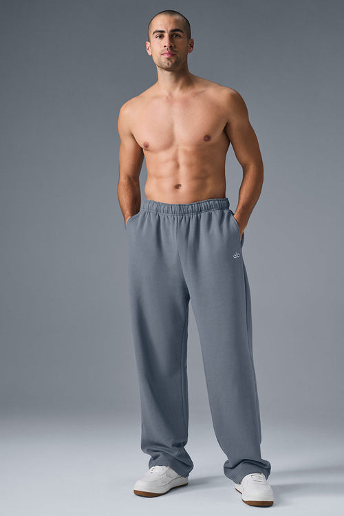 Accolade Straight Leg Sweatpant - Steel Grey