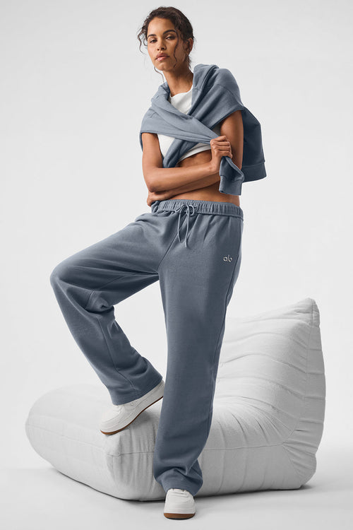 Accolade Straight Leg Sweatpant - Steel Grey