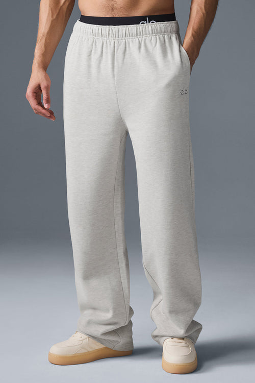 Accolade Straight Leg Sweatpant - White Heather