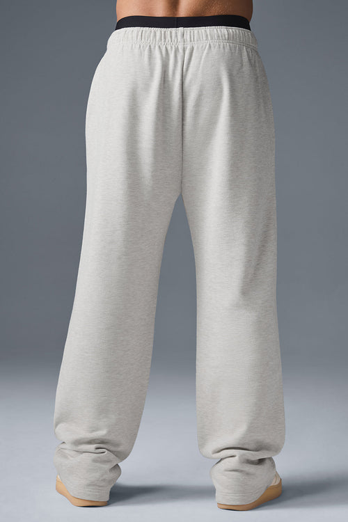 Accolade Straight Leg Sweatpant - White Heather