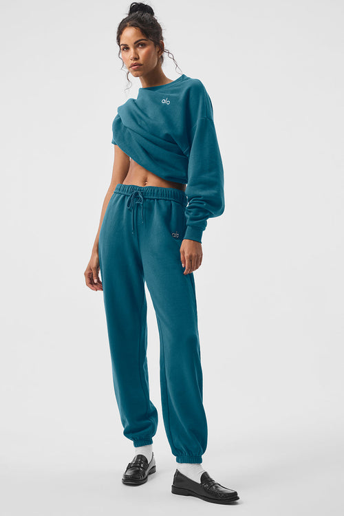 Accolade Sweatpant - Oceanic Teal