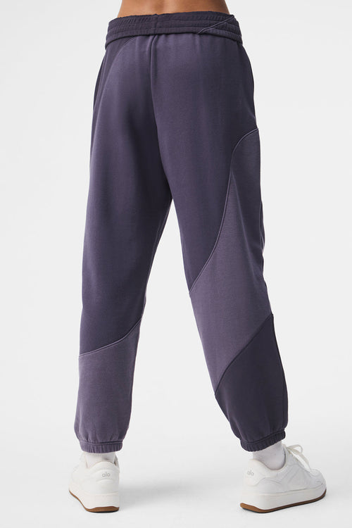 Make Waves Sweatpant - Italian Plum Tonal