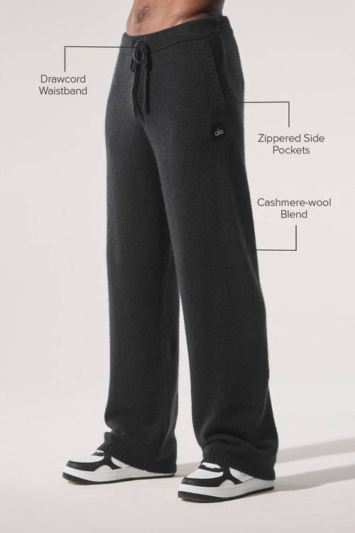New Class Cashmere Sweatpant - Black