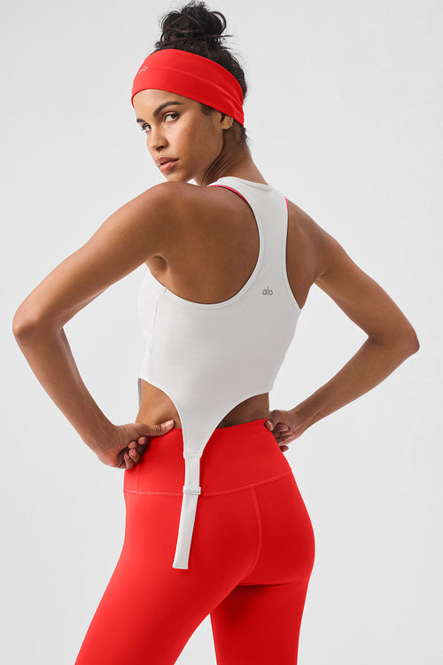 Alosoft Ribbed Revelation Tank - White