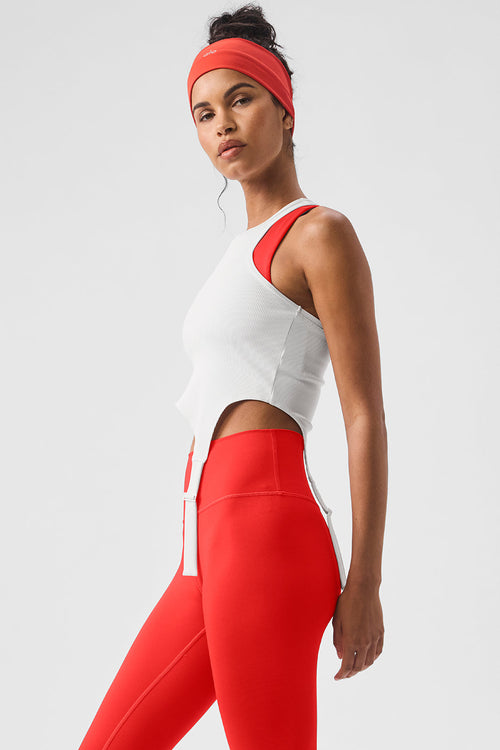 Alosoft Ribbed Revelation Tank - White