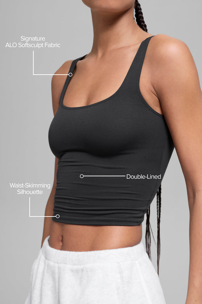 ALO Softsculpt Precision Tank - Black
