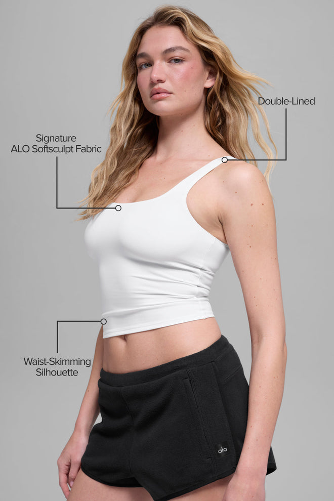 ALO Softsculpt Precision Tank - White