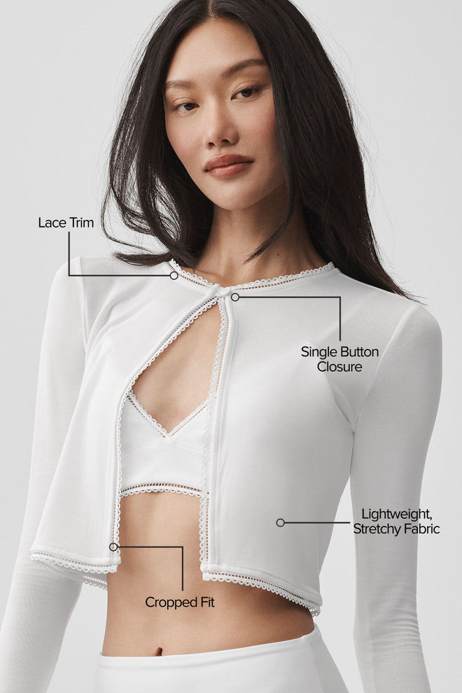 Affection Cardigan - White