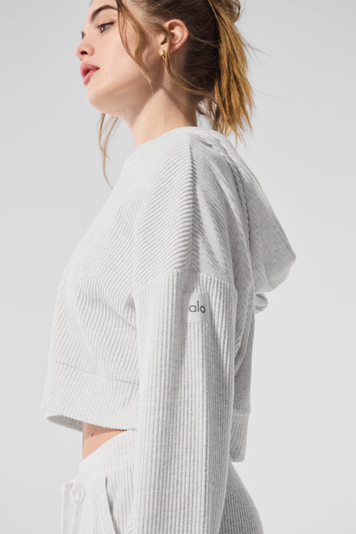Muse Hoodie - White Heather