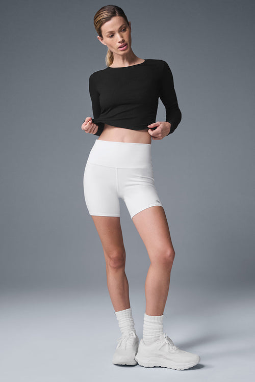 Gather Long Sleeve - Black