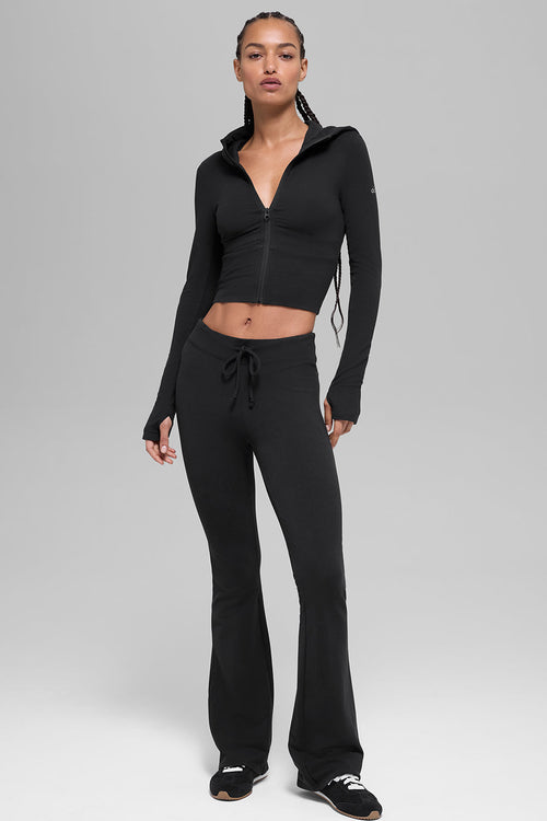 Sway Full Zip Hoodie - Black