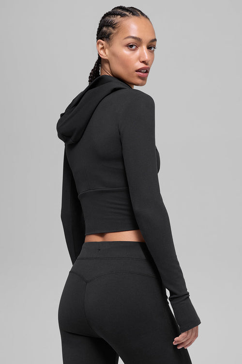 Sway Full Zip Hoodie - Black