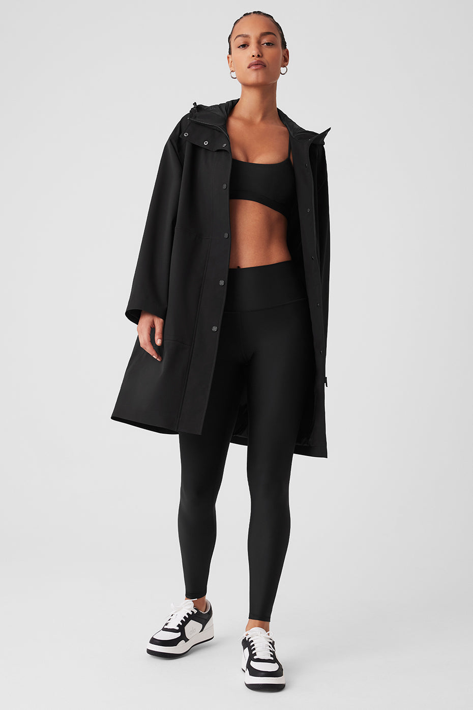 Rain Or Shine Long Coat - Black – Alo Yoga Mexico Rain Or Shine Long Coat - Black – Alo Yoga Mexico