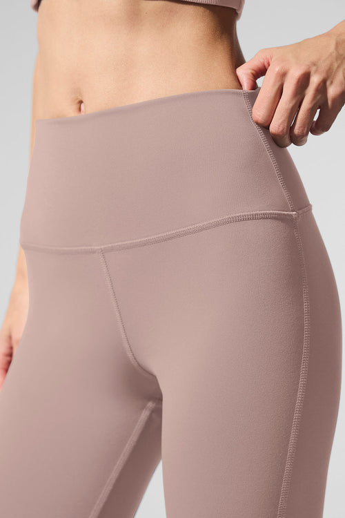 Airbrush High-Waist 7/8 Bootcut Legging - Taupe