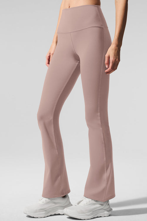 Airbrush High-Waist 7/8 Bootcut Legging - Taupe