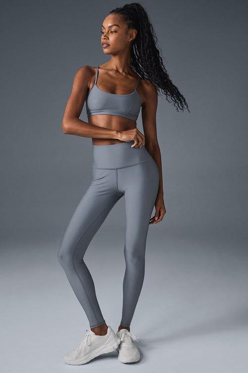 Airlift Winter Warm High-Waist Legging - Steel Grey